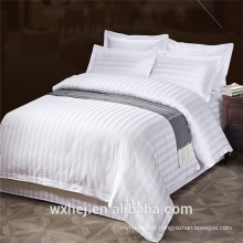 Wholesale stripe 100% Cotton 300TC Hotel Queen Size Duvet Cover